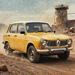 epic custom Renault 4 Master  in the movie Mad Max: Fury Road (2015)