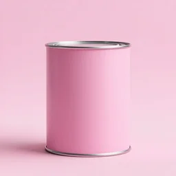 can of paint, minimal, modern, solid colors, pink