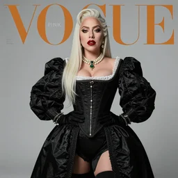 lady gaga styled by nick knight posing renaissance style , vogue magazine, Highly realistic. High resolution. Highly detailed. Dramatic. 8k.4k.