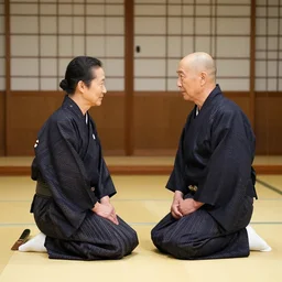 japanese kneel to chinese