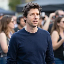 Photo of Sam Altman, OpenAI CEO, at Folsom Street Fair, by Anne Liebovitz, 85mm f/1.4