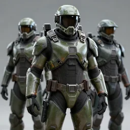 a soldier wearing a full set of futuristic scout armor, 3 d render, octane, ray tracing, ultra high detail, photorealistic, 8 k