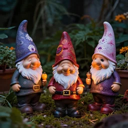 day of the dead garden gnomes dramatic ligting flickr style award winning