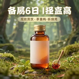 an advertisement photo for a real life health potion from a video game