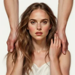 Natalie Portman as goddess of love, anatomy, only two hands, highly detailed, digital painting, artstation, concept art, smooth, sharp focus, illustration, Unreal Engine 5, 8K, art by art by artgerm and greg rutkowski and edgar maxence