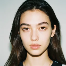 realistic photoshooting for a new ssense lookbook, color film photography, close up, portrait of a beautiful woman, photo in style of tyler mitchell, 3 5 mm,