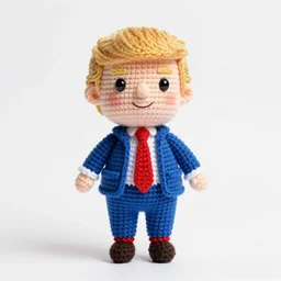 A crochet Donald Trump