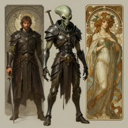 alien, d & d, fantasy, highly detailed, digital painting, artstation, octane render, concept art, matte, sharp focus, illustration, art by artgerm and steve argyle and alphonse mucha and johannes voss