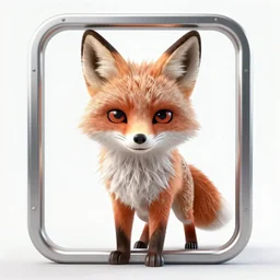 epic action adventure movie poster featuring an anthropomorphic fox with cool metal framed sunglasses, wearing a black suit, and the movie is about fried chicken, promotional media