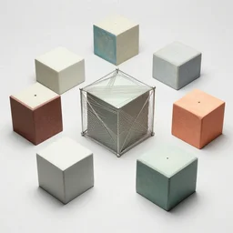 cubes and tesseracts. fibonacci. by brian froud, yoshitaka amano, kim keever, victo ngai