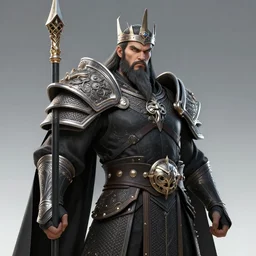 iich king arthas as an orthodox icon, grim - lighting, high - contrast, intricate, elegant, highly detailed, digital painting, artstation, concept art, smooth, sharp focus, illustration