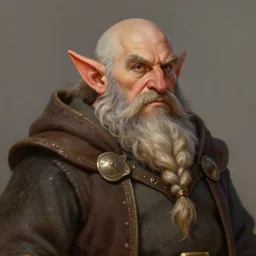 a detailed portrait of a stout holy dwarf cleric with a long braided beard, by justin gerard and greg rutkowski, digital art, realistic painting, dnd, character design, trending on artstation