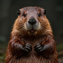 hyperrealistic dslr film still of justin bieber disguised as north american beaver, sasquatch, stunning 8 k octane comprehensive 3 d render, inspired by istvan sandorfi & greg rutkowski & unreal engine, perfect symmetry, dim volumetric cinematic lighting, extremely hyper - detailed, incredibly real lifelike attributes & flesh texture, intricate, masterpiece, artstation, stunning
