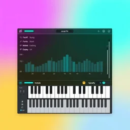 vocaloid 4 ui, screenshot
