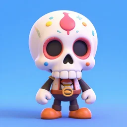 sugar skull toon from toontown online, toons, inspired by looney tunes, 3 d mmo