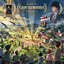 birds eye view battle of cape ecnomus, behance hd artstation by jesper ejsing, by rhads, makoto shinkai and lois van baarle, ilya kuvshinov, ossdraws