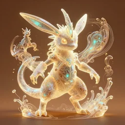 ( psychic pokemon ) creature creature in a alaska, warm tones, bioluminescent bioluminescent translucent translucent : by michal karcz, daniel merriam, victo ngai and guillermo del toro : ornate, dynamic, particulate, intricate, elegant, highly detailed, centered, artstation, smooth, sharp focus, octane render, 3 d