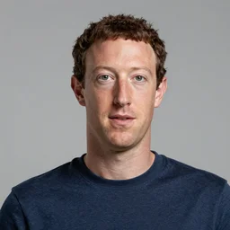 a portrait photograph of Mark Zuckerberg as an alien
