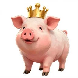 king pig, style of Geof Darrow