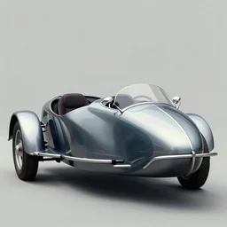 concept art of a car with a sidecar, painted by syd mead, high quality