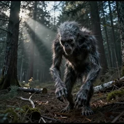 realistic found cctv footage of wendigo sighting
