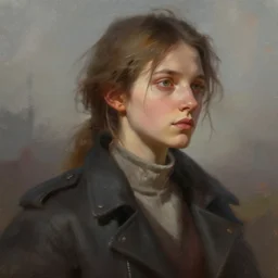 a beautiful epic digital painting art of a random character, artwork by ilya ozornin, trending on artstation
