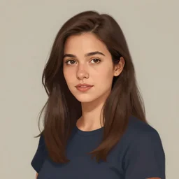 portrait of a 👩 👋, trending on artstation