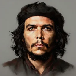 ernesto che guevara, highly detailed face!!!, true anatomy!, extremely detailed!, digital painting, unreal engine 5, art by tom bagshaw