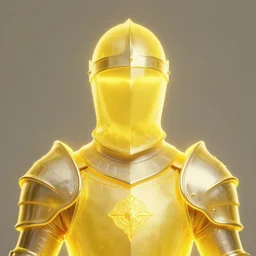 A fancy portrait of a yellow glowing holy knight with their face covered by a helmet by Greg Rutkowski, Sung Choi, Mitchell Mohrhauser, Maciej Kuciara, Johnson Ting, Maxim Verehin, Peter Konig, 8k photorealistic, cinematic lighting, HD, high details, dramatic, trending on artstation