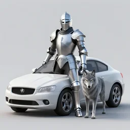 car knight wolf