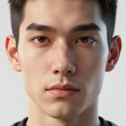 macro portrait of a cyborg man's face, young, handsome, racially ambiguous, unreal engine, octane, blender, dark studio lighting, bright, glowing aura, vividly beautiful colors, bioluminescence, bioluminescent lighting, volumetric lighting