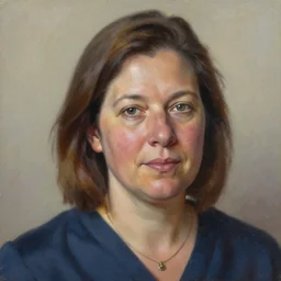 palette knife oil painting portrait of geraldine granger, a kind hearted mental health professional who works as a social worker, extreme detail, artstation trending, artgerm, random racial background, deviant art, octane, substance, art history 8 k