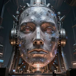 giant Plasma fission power station ,  hyperrealistic mixed media, stunning 3d render inspired art by P. Craig Russell and Barry Windsor-Smith + perfect facial symmetry + dim volumetric lighting, 8k octane beautifully detailed render, post-processing, extremely hyperdetailed, intricate futuristic mechanic parts, epic composition, grim yet sparkling atmosphere, cinematic lighting + masterpiece, trending on artstation