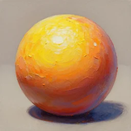 impasto of a ball