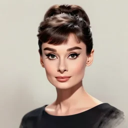 portrait of audrey hepburn, sharp focus, illustration, realistic, art by artgerm and greg rutkowski 8 k