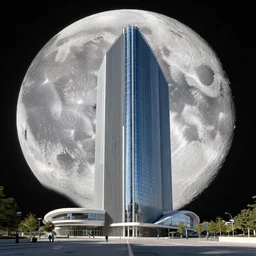 a building in the moon by zaha hadid