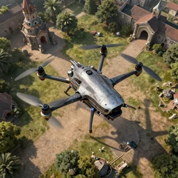 drone photograpghy, dnd, insanely detailed
