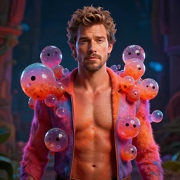 hyperrealistic dslr film still of michael buble disguised as bubbles, vibrant, stunning 8 k octane comprehensive 3 d render, inspired by istvan sandorfi & greg rutkowski & unreal engine, perfect symmetry, dim volumetric cinematic lighting, extremely hyper - detailed, incredibly real lifelike attributes & flesh texture, intricate, masterpiece, artstation, stunning