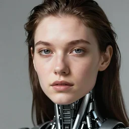 cyborg portrait, by tony sart