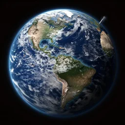 the earth in ruins seen from space post - nuclear war in fallout 4, in game screenshot