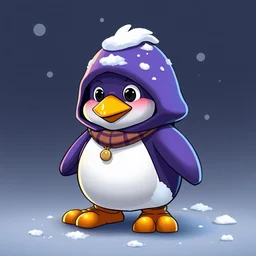 thanos as a club penguin character