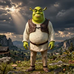 ben affleck in shrek costume