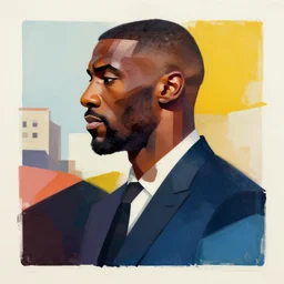 idris elba as james bond, 0 0 7, concept art, poster asymmetrical, profile picture, organic painting, sunny day, matte painting, bold shapes, hard edges, street art, trending on artstation, by huang guangjian and gil elvgren and sachin teng