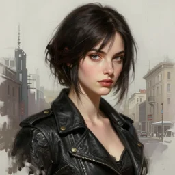 a portrait a young ornella muti as bayonetta, urban motifs, intricate, elegant, highly detailed, digital painting, trending on artstation, concept art, smooth sharp focus, illustration, art by artgerm and greg rutkowski