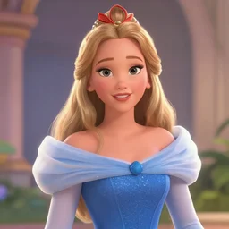 jennifer lawrence as disney princess, high quality illustration, trending on artstation, octane render, 4 k, pixar rendering,