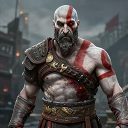 Patrick Stewart as old kratos in god of war