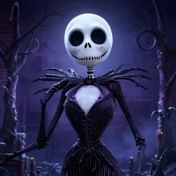 nightmare before christmas, cyberpunk