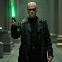 Saul Goodman playing as Neo in the Matrix