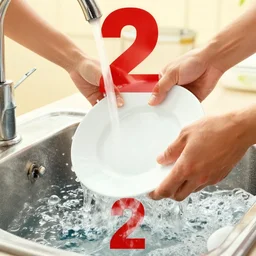 poster of the action movie : washing the dishes 2