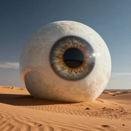 landscape photo of a desert that looks like macro detail of an eyeball